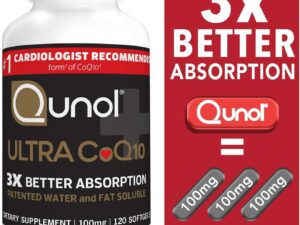 Qunol Ultra CoQ10 100mg Natural Supplement Shopping Exclusives