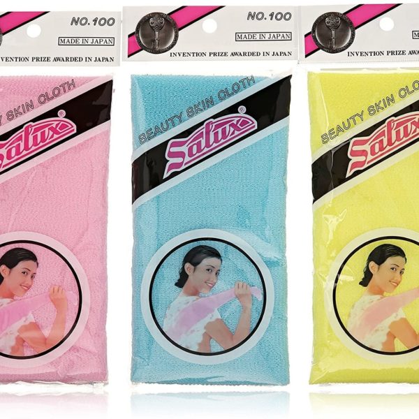 Salux Nylon Japanese Beauty Skin Bath Wash Cloth Shopping Exclusives 1