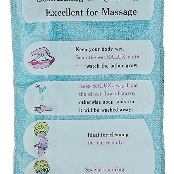 Salux Nylon Japanese Beauty Skin Bath Wash Cloth Shopping Exclusives 2