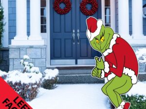 Grinch Stealing Christmas Lights Yard Art Shopping Exclusives