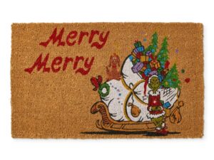 Holiday Style Merry Grinch Doormat Shopping Exclusives