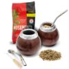 BALIBETOV Set of Two Yerba Mate Gourd Plus Two Cups Shopping Exclusives 1