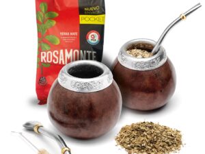 BALIBETOV Set of Two Yerba Mate Gourd Plus Two Cups Shopping Exclusives 1