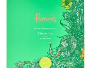 HARRODS No. 7 Green Tea 100 Tea Bags Shopping Exclusives