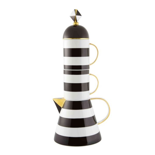 Pharos Tea Pot With Set of 2 Mugs Shopping Exclusives