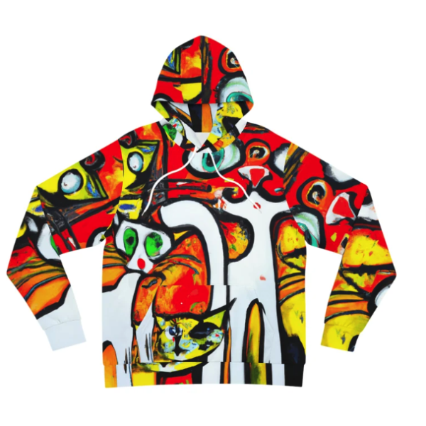 The Abstract Cat Hoodie