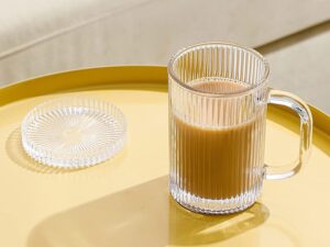 Clear Glass Coffee Mug by Lysenn Shopping Exclusives 3