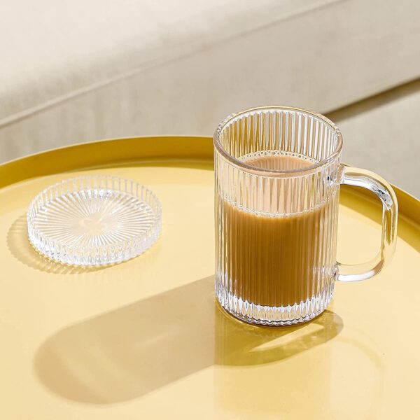 Clear Glass Coffee Mug by Lysenn Shopping Exclusives 3