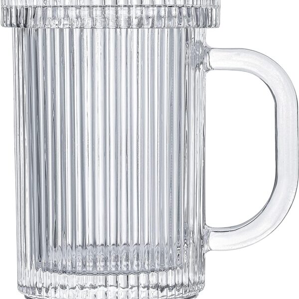 Clear Glass Coffee Mug by Lysenn Shopping Exclusives