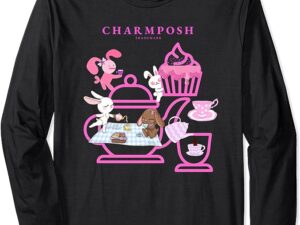 CHARMPOSH Afternoon Tea Party Celebration Long Sleeve T-Shirt