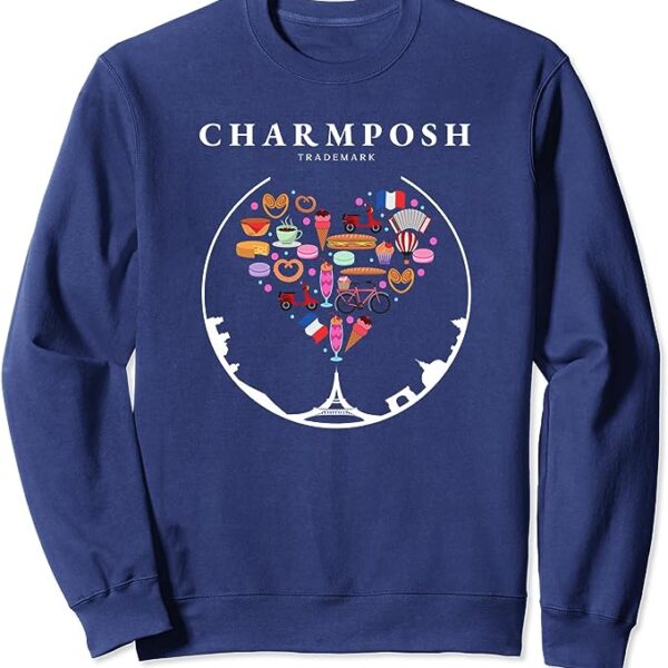 CHARMPOSH So Paris Chic Love Sweatshirt1