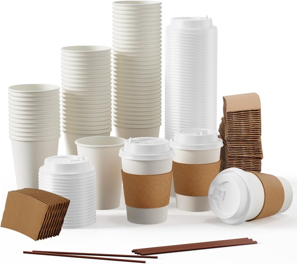 Disposable Paper Cups by Jolly Party ECoffeeFinder.com