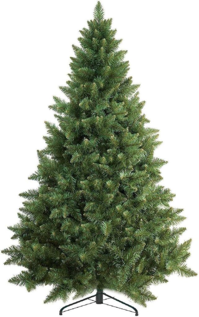 Prextex Premium 6Ft Artificial Christmas Tree with 1200 Tips for Fullness