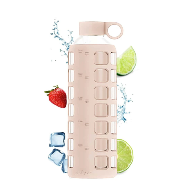 Purifyou Premium Glass Water Bottles, 4032 2212 Oz ShoppingExclusives.com