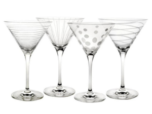 Fun Mikasa Cheers Martini Glass Set ShoppingExclusives.com