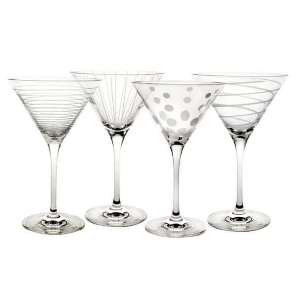 Fun Mikasa Cheers Martini Glass Set ShoppingExclusives.com