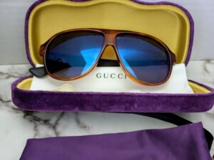 Gucci tortoiseshell sunglasses