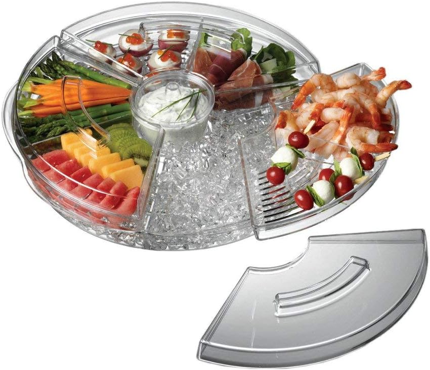 The Ultimate Super Bowl Entertainment Shopping Guide @ ShoppingExclusives.com Prodyne Appetizers On Ice with Lids, 16", Clear