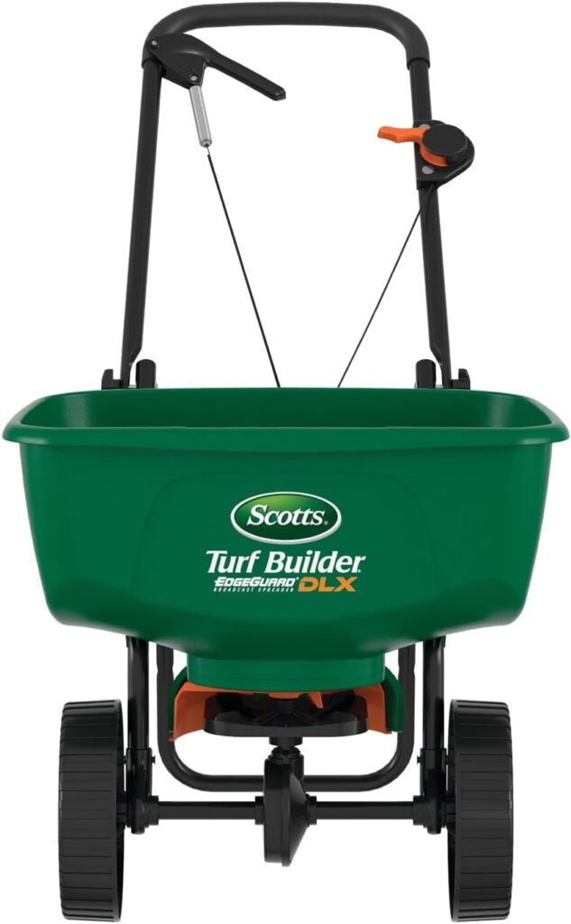 Scotts Turf Builder EdgeGuard DLX Broadcast Spreader for Seed ShoppingExclusives.com