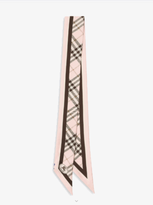 Burberry Check Silk Scarf