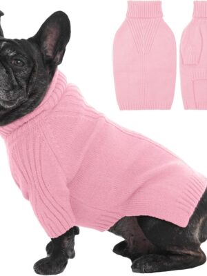 IECOii Dog Sweaters for Medium Dogs Girl