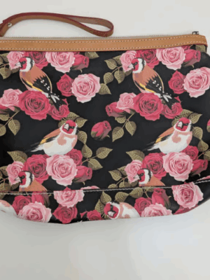 SE Cavalcanti Made in Italy Genuine Leather Wristlet