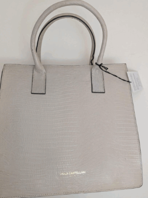 Se Viola Castellani Croc-Embossed Tote