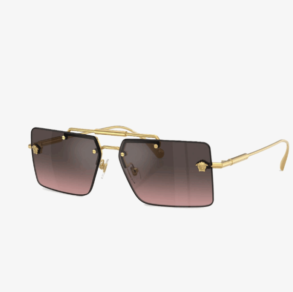 Versace 60MM Rectangular Sunglasses