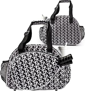 Designer-inspired pickleball tote bags