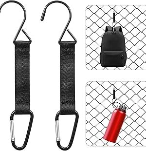 Insulated water bottles with fence hooks