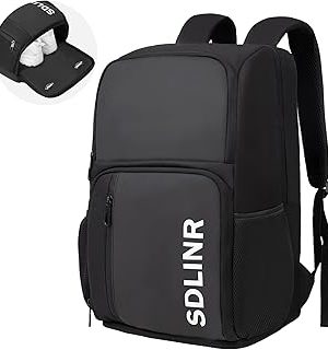 Multi-pocket pickleball backpacks with shoe storage