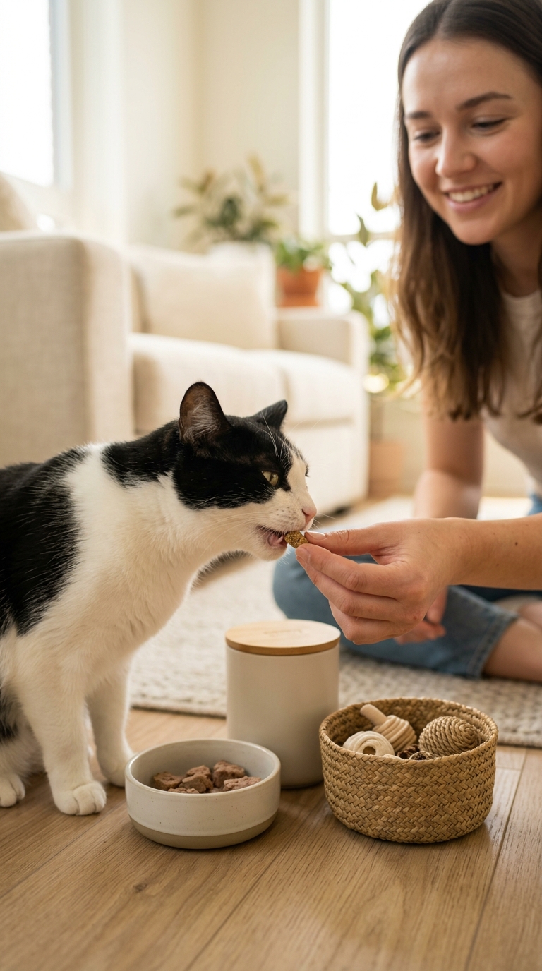 indoor cat lifestyle — indoor cat enrichment — cat pantry organization — How to Optimize Your Indoor Cat Lifestyle with a Sun (in-article)