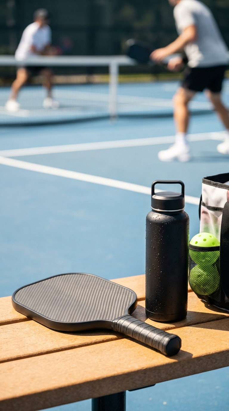 pickleball lifestyle aesthetics — sun belt pickleball gear — breathable pickleball apparel — Essential Gear For Sun Belt Heat (in-article)