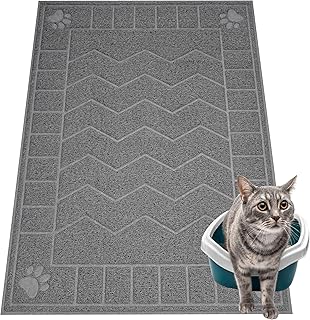 Hidden litter mats and tracking control