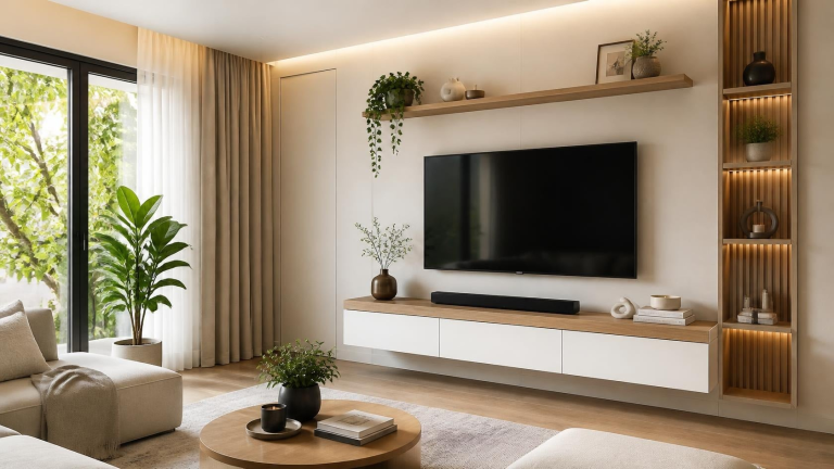 10 Stylish Mounted Media Units Perfect for Small Spaces